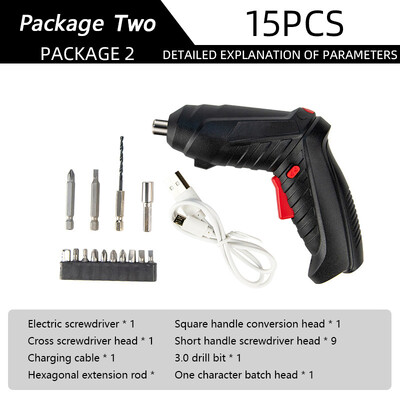 4,2 v elektrisko urbjmašīnu bezvadu elektroinstrumentu komplekts mājsaimniecības apkopes remonts 1800 mah litija akumulators mini skrūvgriežu komplekts 2024. g. jauns