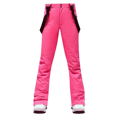 Νέο γυναικείο παντελόνι σκι αντιανεμικό αδιάβροχο σνόουμπορντ Φόρεμα Χειμερινού εξωτερικού χώρου ζεστό αθλητικό παντελόνι για χιόνι Γυναικείο παντελόνι σκι