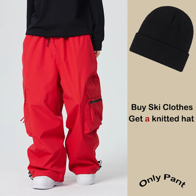 Παντελόνι για σκι για εξωτερικούς χώρους 2025 Αθλητικό φαρδύ παντελόνι για σκι Άνδρας Snowboard Φορέστε νέα χειμωνιάτικα γυναικεία αντιανεμικά γυναικεία παντελόνια για χιόνι Ρούχα σκι