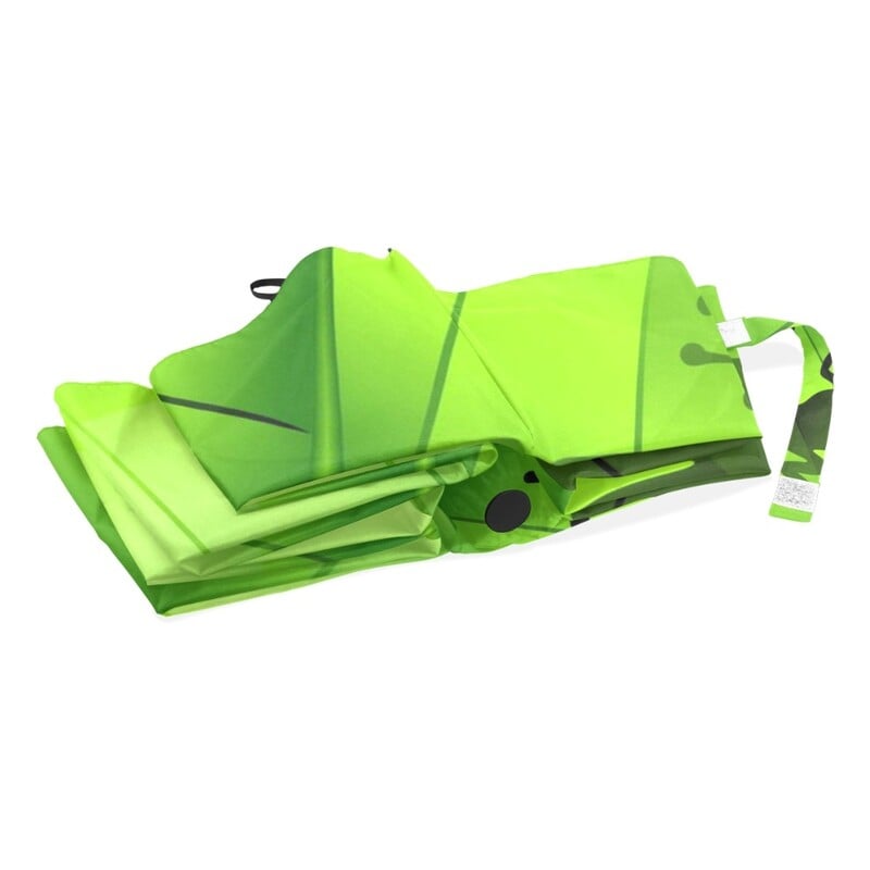 Fantaasia Konn Vihma Naiste Vihmavari 3 Kokkupandav Automaatne Vihmavari UV-vastane Päikese/Vihmavari Päikesevari Armas Paraguase Roheline Sombrinha