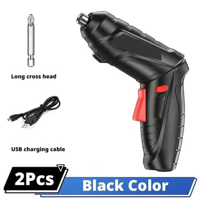 Parafusadeira electrică fără fir Șurubelniță Baterie cu litiu reîncărcabilă Mini burghiu 3.6V Set de scule electrice Întreținere casnic