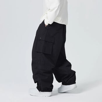 Winter Man Snow Pants 2025 Νέες γυναικείες αδιάβροχες φόρμες για σκι Loose παντελόνι για σκι για ζευγάρια Outdoor Sport Pro Ζεστό αντιανεμικό παντελόνι