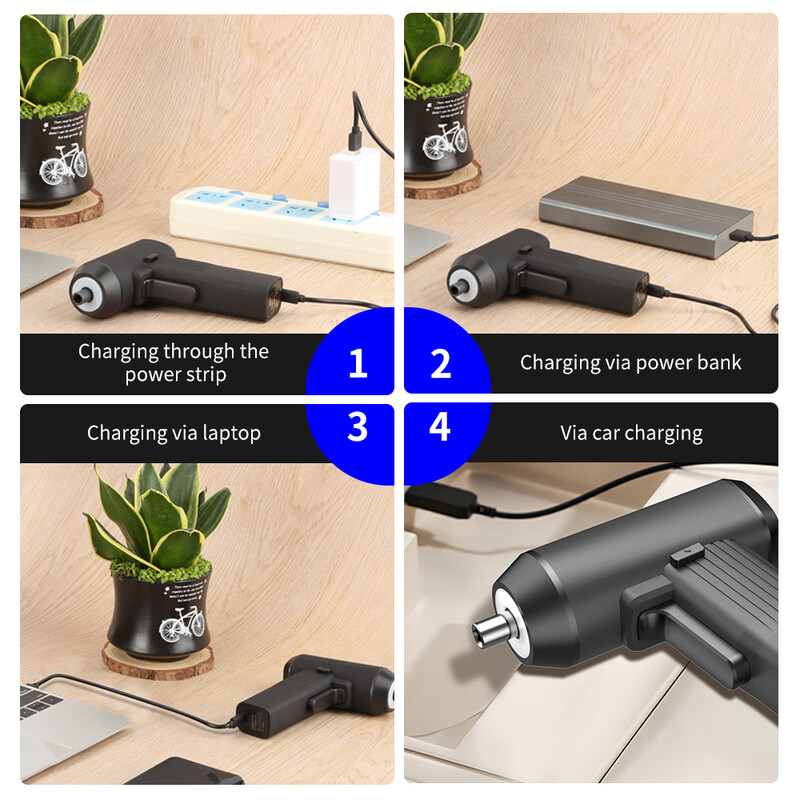 Täppiskruvikeeraja elektriline komplekt 37 ühes elektrilised tööriistad Taaslaetavad magnetilised miniotsad Xiaomi mobiiltelefonide parandamiseks