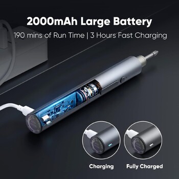 CreationSpace Mini Precision Electric Screwdriver 1,5 Nm USB Charging Maintenance Tools Σετ εργαλείων DIY για μοντέλα και ηλεκτρονικά είδη