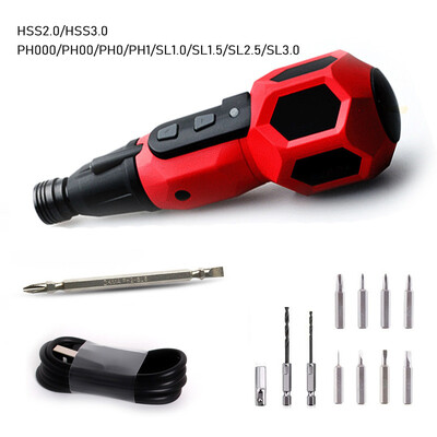 Juhtmeta elektriline kruvikeeraja Mini puur Laetav liitiumaku 3,6 V ülimomendiga elektritööriistad Traditsiooniline LED-valgusti KODU DIY