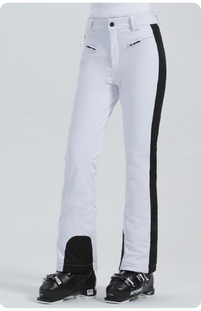 Χειμερινό παντελόνι σκι Γυναικείο παντελόνι Snowboard Thicken Ζεστό αδιάβροχο αντιανεμικό ελαστικό φερμουάρ Εξωτερική αθλητική ένδυση Αναπνεύσιμο φερμουάρ