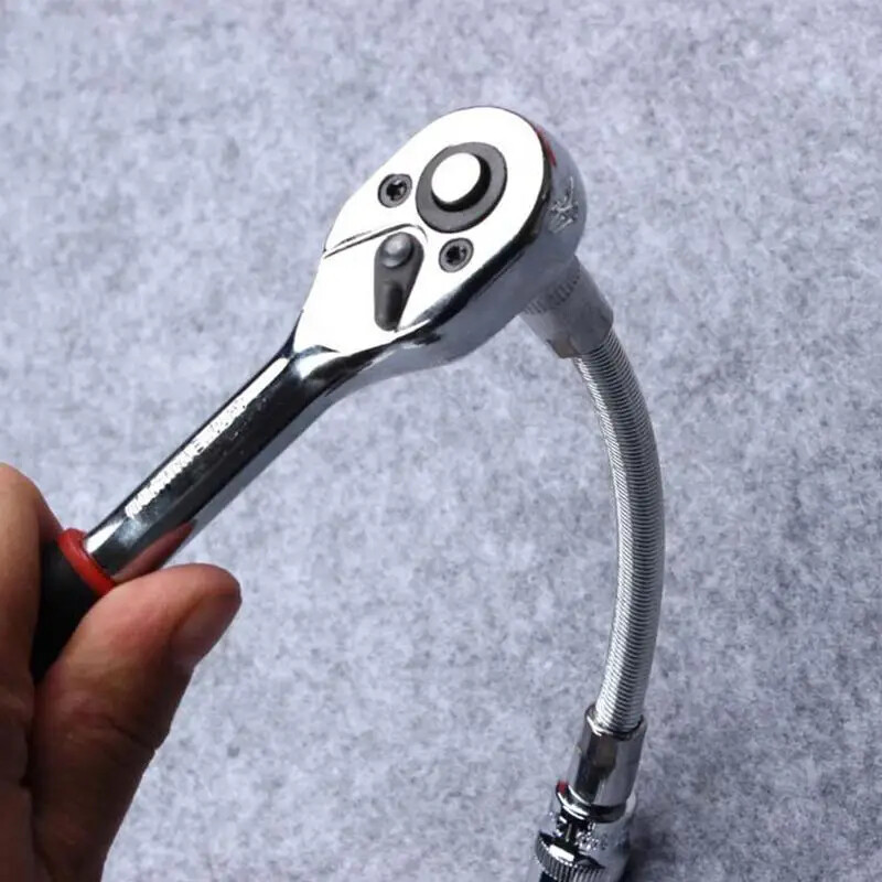 46 gab. Automašīnas remonta instrumentu komplekts 1/4 collu ligzdu komplekts automašīnas remonta instrumenta sprūdrata griezes momenta atslēga Combo auto remonta komplekta mehāniskais rīks