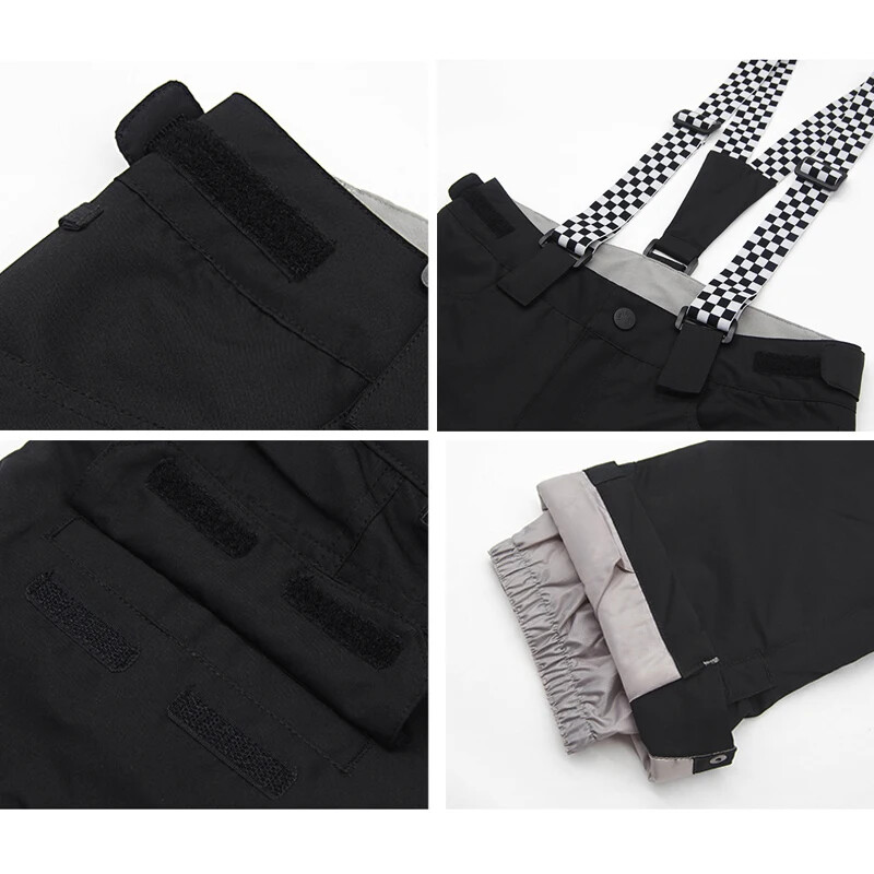 Χειμερινό αδιάβροχο γυναικείο παντελόνι για σκι Βουνό υπαίθριο άθλημα Snowboard Σαλιάρες Παντελόνι Αντιανεμικό Ζεστό Γυναικείο Snowpants Ρούχα