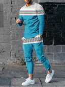 2023. gada rudens lielizmēra 2 daļ. komplekti Treniņtērps ar garām piedurknēm T krekls Sporta bikses Uzvalki Vīriešu Ielu apģērbi Sporta krekls Bikses Apģērbi