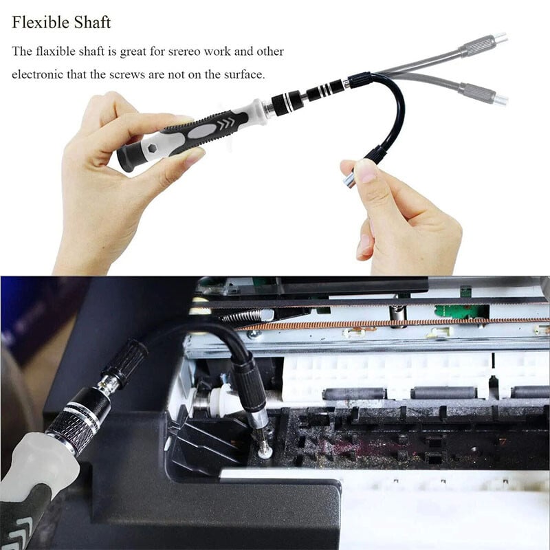 „Ultimate 115-in-1“ tikslumo atsuktuvų rinkinys, skirtas elektronikos kompiuteriniam nešiojamajam telefonui „MacBook“ remontui, profesionalių įrankių rinkinys kiekvienai užduočiai