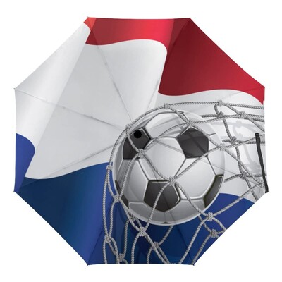 Ποδόσφαιρο Αθλητισμός Αντιανεμικές Ομπρέλες Ταξιδίου Παιχνίδι Ποδόσφαιρο Πτυσσόμενη Ομπρέλα Βροχής Συμπαγής ελαφριά για Έφηβους Ενήλικες Άντρες Αγόρια