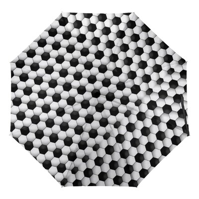Ποδόσφαιρο Αθλητισμός Αντιανεμικές Ομπρέλες Ταξιδίου Παιχνίδι Ποδόσφαιρο Πτυσσόμενη Ομπρέλα Βροχής Συμπαγής ελαφριά για Έφηβους Ενήλικες Άντρες Αγόρια