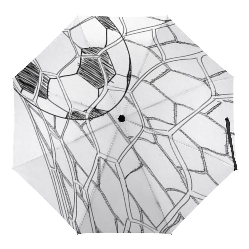 Ποδόσφαιρο Αθλητισμός Αντιανεμικές Ομπρέλες Ταξιδίου Παιχνίδι Ποδόσφαιρο Πτυσσόμενη Ομπρέλα Βροχής Συμπαγής ελαφριά για Έφηβους Ενήλικες Άντρες Αγόρια