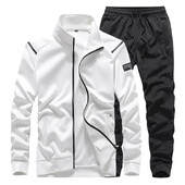 Set îmbrăcăminte sport pentru bărbați Trening casual Costume de toamnă Hanorac 2 piese + pantaloni Costum sport Îmbrăcăminte de modă masculină Plus mărime 7XL