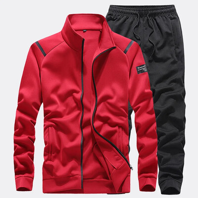 Set îmbrăcăminte sport pentru bărbați Trening casual Costume de toamnă Hanorac 2 piese + pantaloni Costum sport Îmbrăcăminte de modă masculină Plus mărime 7XL