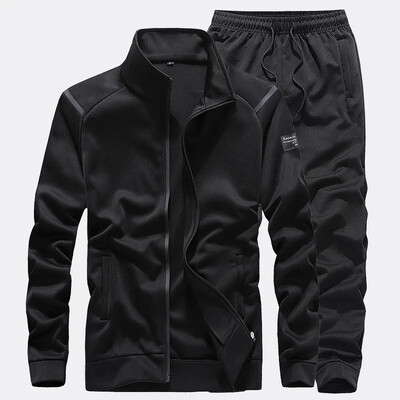 Set îmbrăcăminte sport pentru bărbați Trening casual Costume de toamnă Hanorac 2 piese + pantaloni Costum sport Îmbrăcăminte de modă masculină Plus mărime 7XL
