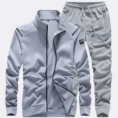 Set îmbrăcăminte sport pentru bărbați Trening casual Costume de toamnă Hanorac 2 piese + pantaloni Costum sport Îmbrăcăminte de modă masculină Plus mărime 7XL