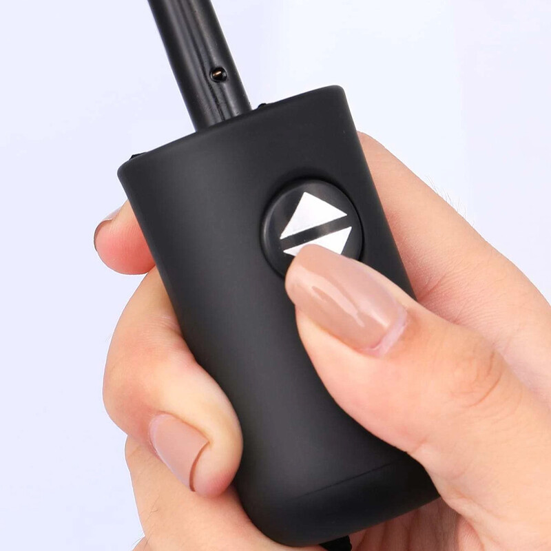 Automātiski salokāms lietussargs, vēja necaurlaidīgs vīriešu un sieviešu pastiprināts, biezināts biznesa lietussargs, saulains un lietains