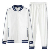 Seturi de îmbrăcăminte sport pentru bărbați, primăvară, toamnă, costum sport, hanorace + pantaloni la gleznă, 2 piese, trening casual pentru bărbați