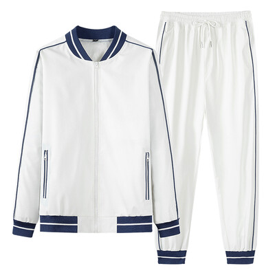 Seturi de îmbrăcăminte sport pentru bărbați, primăvară, toamnă, costum sport, hanorace + pantaloni la gleznă, 2 piese, trening casual pentru bărbați