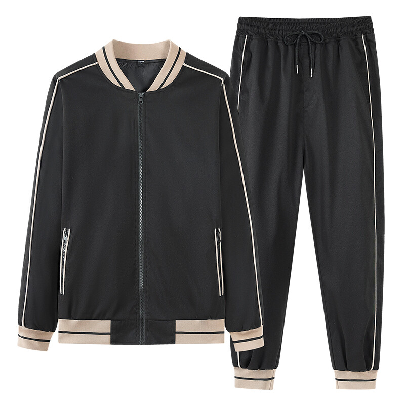 Seturi de îmbrăcăminte sport pentru bărbați, primăvară, toamnă, costum sport, hanorace + pantaloni la gleznă, 2 piese, trening casual pentru bărbați