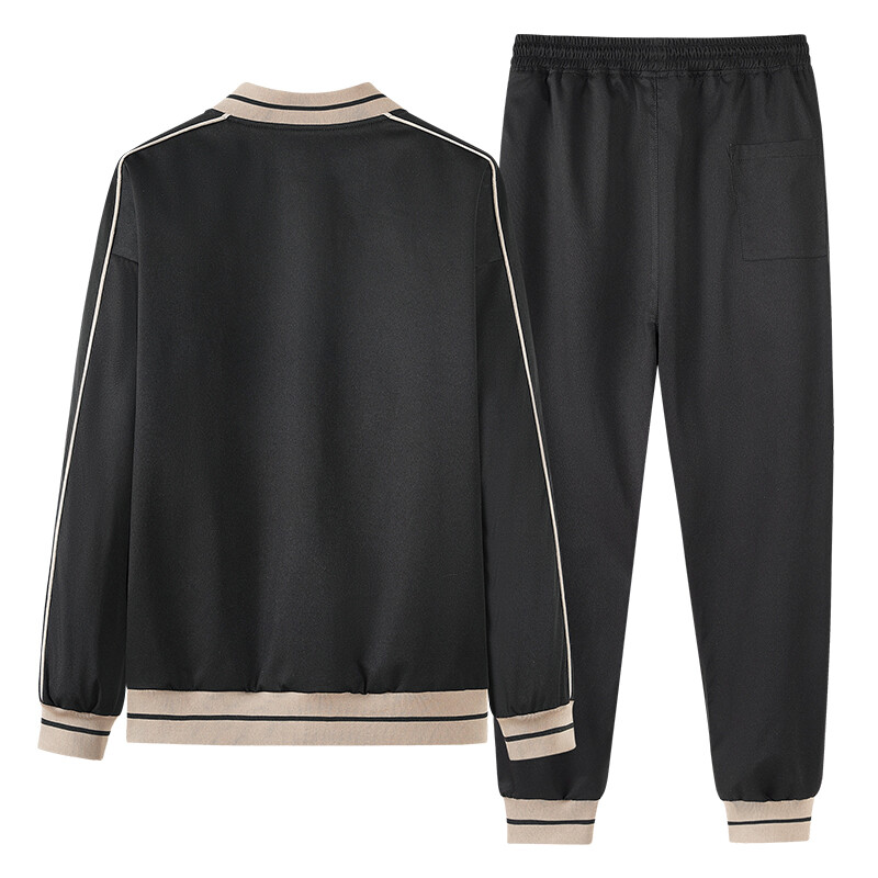 Seturi de îmbrăcăminte sport pentru bărbați, primăvară, toamnă, costum sport, hanorace + pantaloni la gleznă, 2 piese, trening casual pentru bărbați