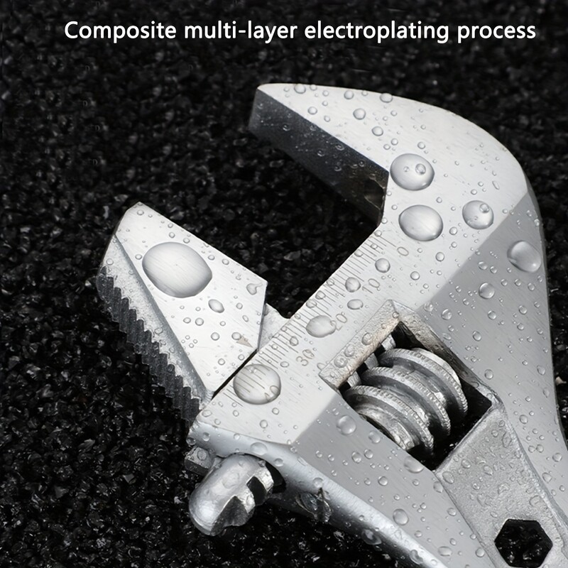 Ρυθμιζόμενο κλειδί 8 ιντσών 10 ιντσών 12 ιντσών Σετ κλειδιών με μικρό κλειδί για μεγαλύτερη μόχλευση λαβή κλειδιού με ρυθμιζόμενο πλάτος