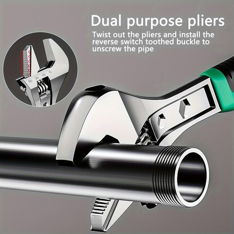 Ρυθμιζόμενο κλειδί 8 ιντσών 10 ιντσών 12 ιντσών Σετ κλειδιών με μικρό κλειδί για μεγαλύτερη μόχλευση λαβή κλειδιού με ρυθμιζόμενο πλάτος