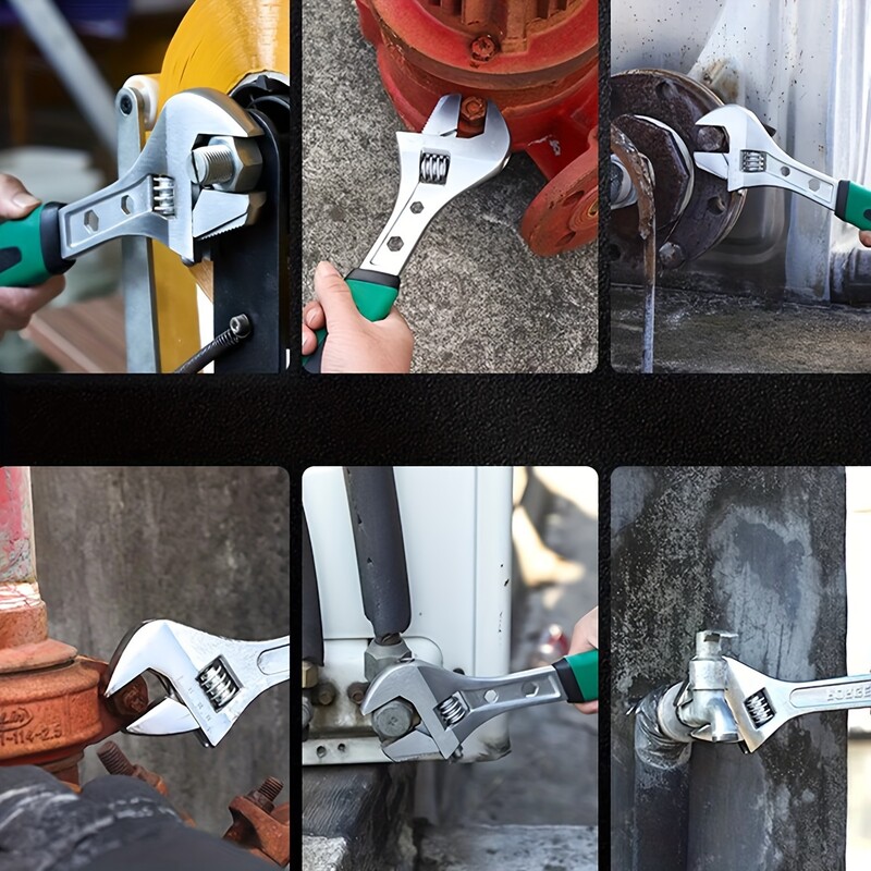 Ρυθμιζόμενο κλειδί 8 ιντσών 10 ιντσών 12 ιντσών Σετ κλειδιών με μικρό κλειδί για μεγαλύτερη μόχλευση λαβή κλειδιού με ρυθμιζόμενο πλάτος