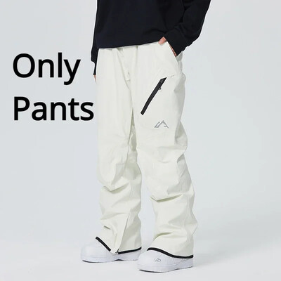 2025 Γυναικείο ζεστό παντελόνι σκι Άνδρας αντιανεμικό φαρδύ παντελόνι για εξωτερικούς χώρους Snowboard Sport Αδιάβροχες φόρμες για χιόνι Νέα χειμερινά ρούχα για σκι