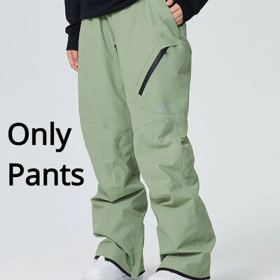 2025 Γυναικείο ζεστό παντελόνι σκι Άνδρας αντιανεμικό φαρδύ παντελόνι για εξωτερικούς χώρους Snowboard Sport Αδιάβροχες φόρμες για χιόνι Νέα χειμερινά ρούχα για σκι