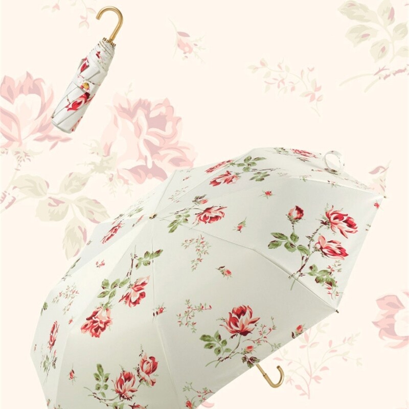 Umbrelă de epocă cu 8 nervuri, rezistentă la vânt, 3 umbrele pliabile, umbrelă anti-UV, pentru femei, cu protecție împotriva ploaielor, dropshipping