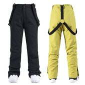 Outdoor Mountain vízálló sínadrág férfiaknak női kiváló minőségű szélálló meleg hó nadrág téli sí snowboard nadrág