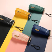 Vasaras mini plakans lietussargs sievietei viegls UV saulessargs Lietussargi saulessargi pārnēsājami mazi salokāmi lietussargi mīļi krāsaini