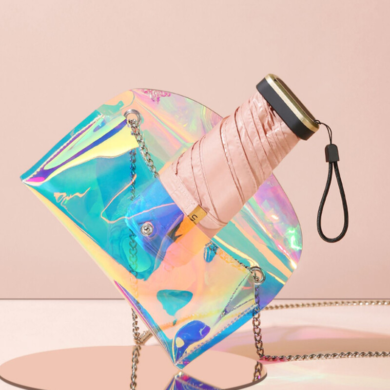 Vasaras mini plakans lietussargs sievietei viegls UV saulessargs Lietussargi saulessargi pārnēsājami mazi salokāmi lietussargi mīļi krāsaini