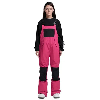 Talvised Meeste Suusapüksid 2025 Outdoor Lumelaua Jumpsuit Kombinesoonid Naiste Soe Tuulekindel suusariietus Snow Sport Veekindlad püksid