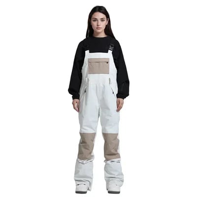 Talvised Meeste Suusapüksid 2025 Outdoor Lumelaua Jumpsuit Kombinesoonid Naiste Soe Tuulekindel suusariietus Snow Sport Veekindlad püksid