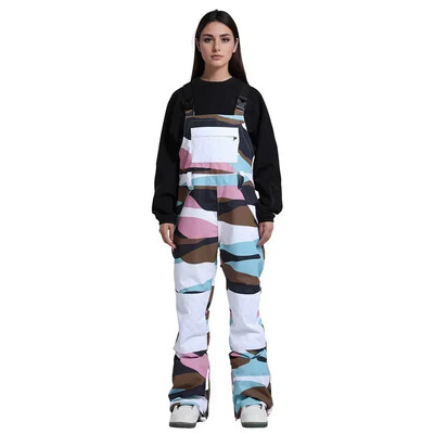 Talvised Meeste Suusapüksid 2025 Outdoor Lumelaua Jumpsuit Kombinesoonid Naiste Soe Tuulekindel suusariietus Snow Sport Veekindlad püksid