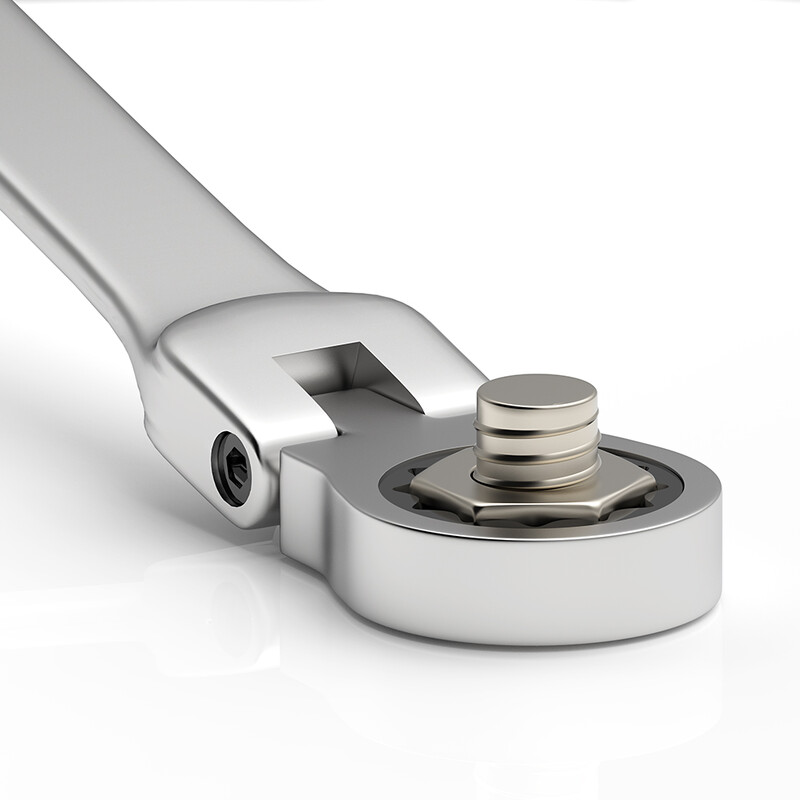 Set chei chei cu clichet 8-22 mm Inel angrenaj Set chei combinate cu clichet Cap flexibil metric cu sac de pânză