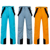 Νέο υψηλής ποιότητας ανδρικό γυναικείο χειμερινό χοντρό παντελόνι για σκι Αντιανεμικό αδιάβροχο, αναπνέον παντελόνι παντελόνι για σνόουμπορντ