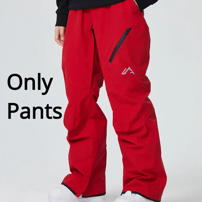 Sievietēm jaunas slēpošanas bikses 2025. gada ziemas slēpošanas apģērbs, silti, vēja necaurlaidīgi snovborda kombinezoni, āra Alpu sporta vīrieša ūdensnecaurlaidīgas bikses