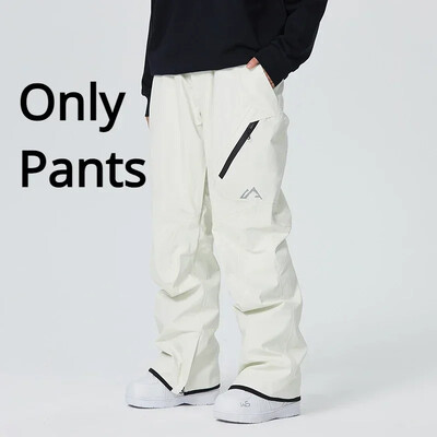 Sievietēm jaunas slēpošanas bikses 2025. gada ziemas slēpošanas apģērbs, silti, vēja necaurlaidīgi snovborda kombinezoni, āra Alpu sporta vīrieša ūdensnecaurlaidīgas bikses