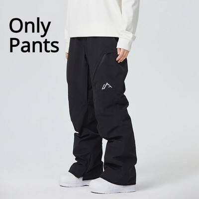 Sievietēm jaunas slēpošanas bikses 2025. gada ziemas slēpošanas apģērbs, silti, vēja necaurlaidīgi snovborda kombinezoni, āra Alpu sporta vīrieša ūdensnecaurlaidīgas bikses