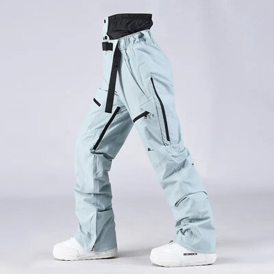 2025 Sport de munte Femeie Salopetă de snowboard Antivânt Bărbați Pantaloni de schi Pantaloni de zăpadă în aer liber Drumeții Impermeabile Haine calde de schi