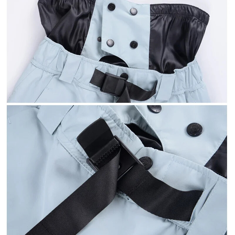 2025 Sport de munte Femeie Salopetă de snowboard Antivânt Bărbați Pantaloni de schi Pantaloni de zăpadă în aer liber Drumeții Impermeabile Haine calde de schi