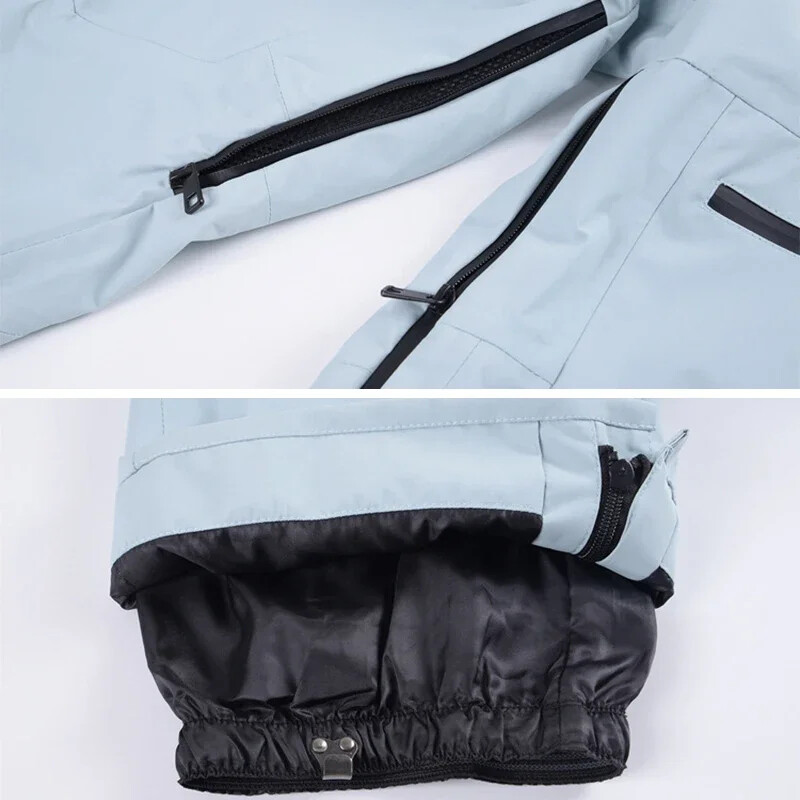 2025 Sport de munte Femeie Salopetă de snowboard Antivânt Bărbați Pantaloni de schi Pantaloni de zăpadă în aer liber Drumeții Impermeabile Haine calde de schi