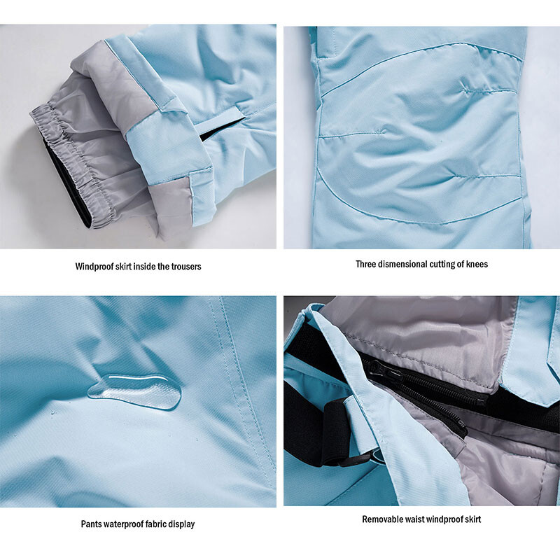 Pantaloni de schi la modă noi, bărbați, femei, impermeabili, pentru zăpadă, pantaloni de iarnă pentru snowboarding, cu suspensie pentru talie