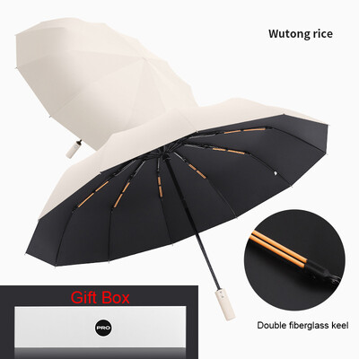 Umbrelă super puternică Xiaomi 24 Bones cu cutie cadou Protecție UV pliabilă Umbrelă de soare Umbrelă de soare ploaie Dublă utilizare 2 ani garanție