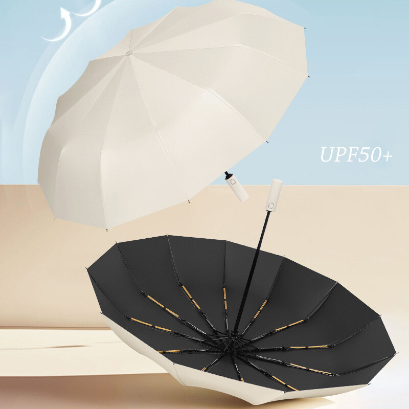 Umbrelă super puternică Xiaomi 24 Bones cu cutie cadou Protecție UV pliabilă Umbrelă de soare Umbrelă de soare ploaie Dublă utilizare 2 ani garanție