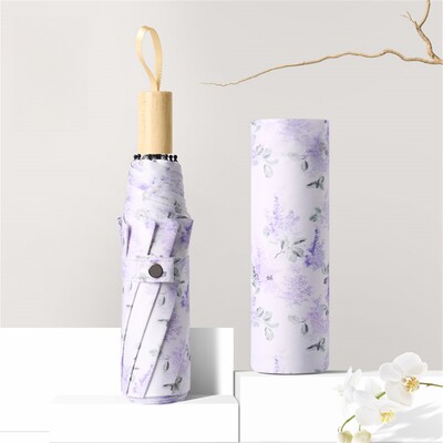 1 gabals personalizēta radoša raksta vēja un lietus necaurlaidīga saulaina lietussarga, piemērots neliels, dažāda rakstura lietussargs